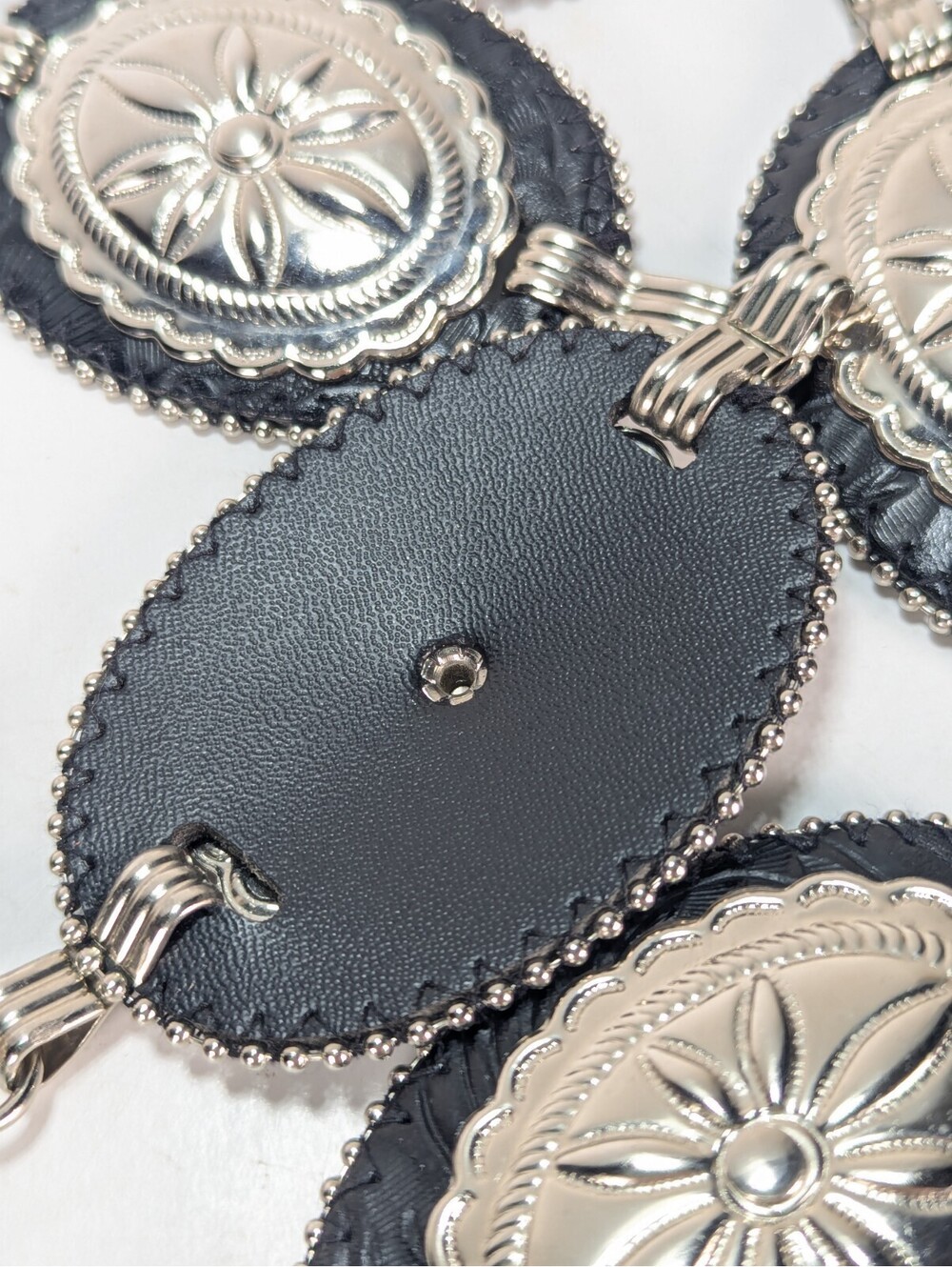 Vintage Ginger Propper For Two Blondes Western Concho Belt Adjustable 39" - 46" - Picture 5 of 7